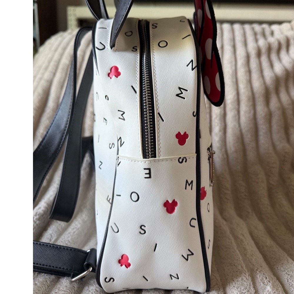 Rare Loungefly Disney Minnie Mouse Scattered Letters Mini Backpack BoxLunch HTF - Picture 10 of 10